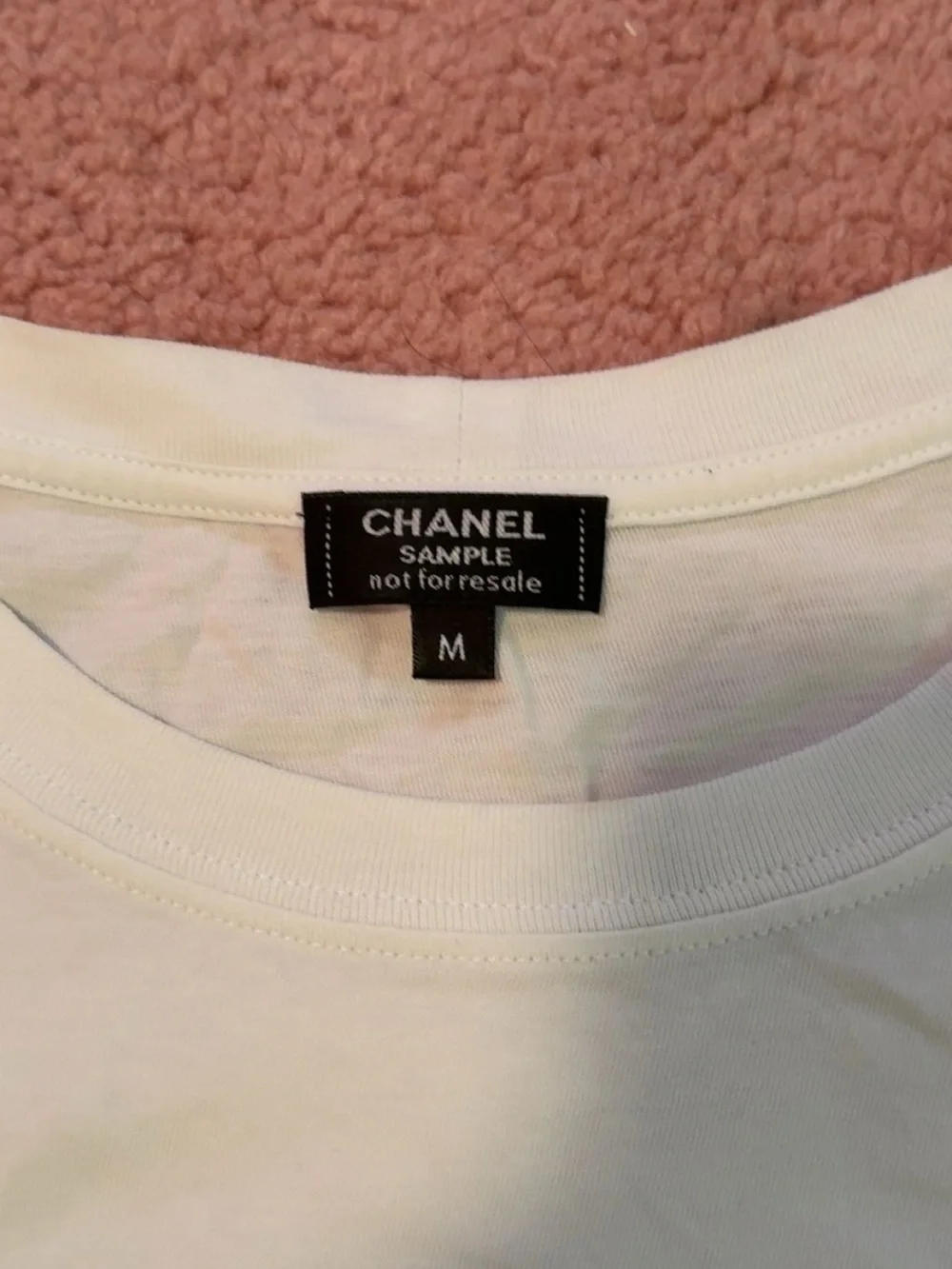 CHANEL rainbow logo tee